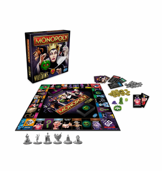 Disney Villains Evil Queen Ursula Scar Monopoly Game by Hasbro New with Box