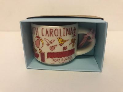 Starbucks Coffee Been There South Carolina Ceramic Mug Ornament New with Box