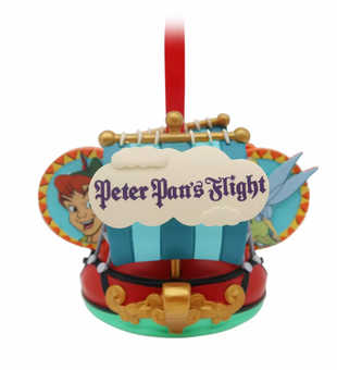 Disney Parks Peter Pan's Flight Ear Hat Christmas Ornament New with Tag