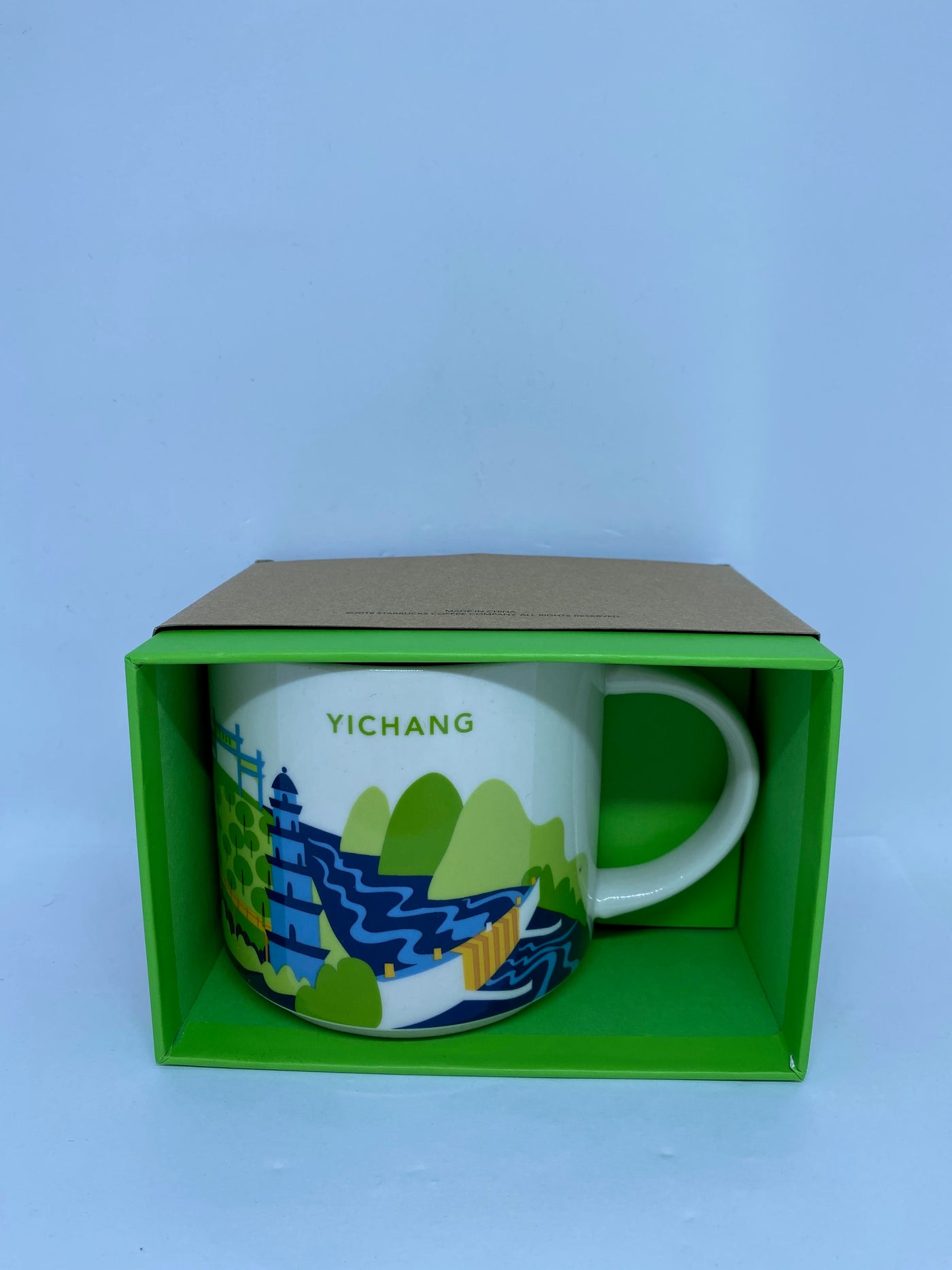 Starbucks You Are Here Collection Yichang China Ceramic Coffee Mug New w Box