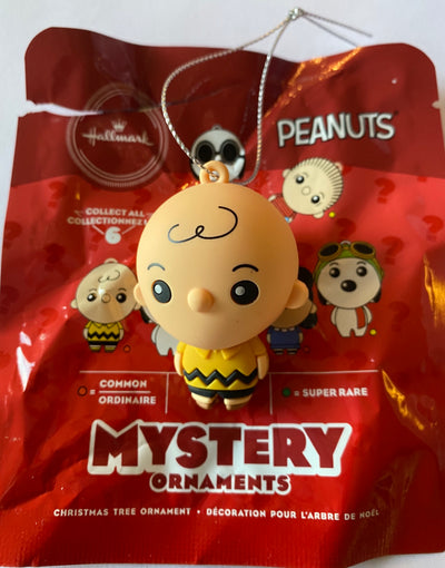 Hallmark Peanuts Gang Charlie Brown Mystery Christmas Ornament New