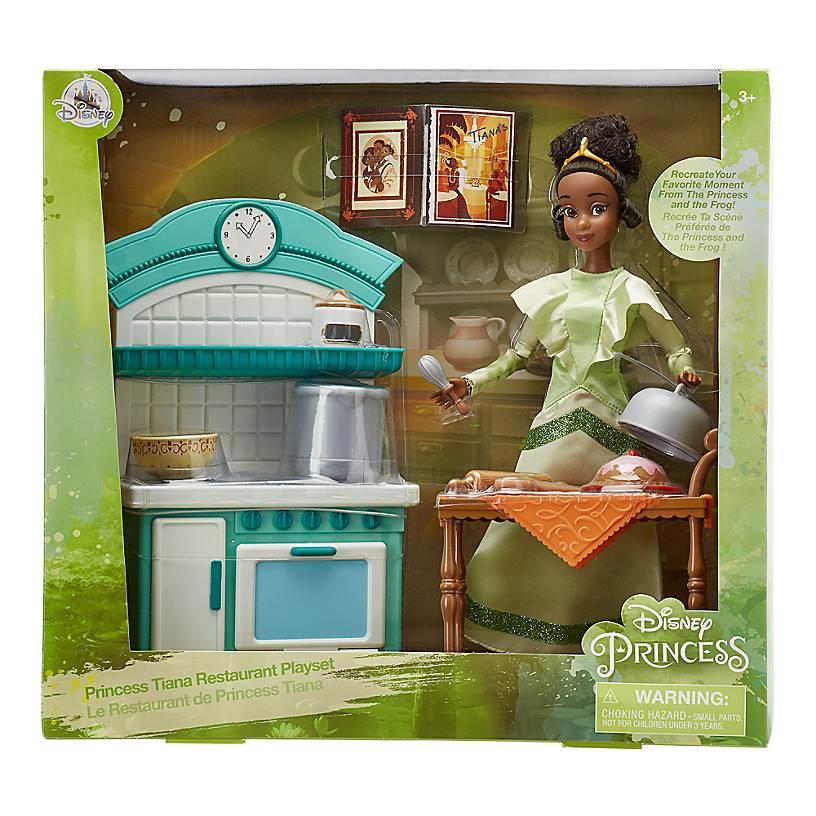 Disney Tiana Classic Doll Restaurant Play Set The Princess and the Frog New Box