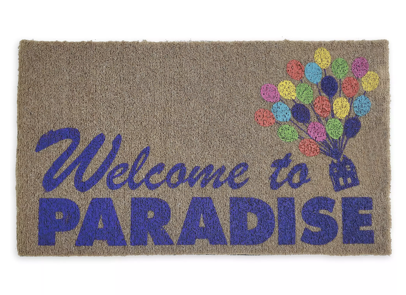 Disney Up Carl House Welcome to Paradise Mat New