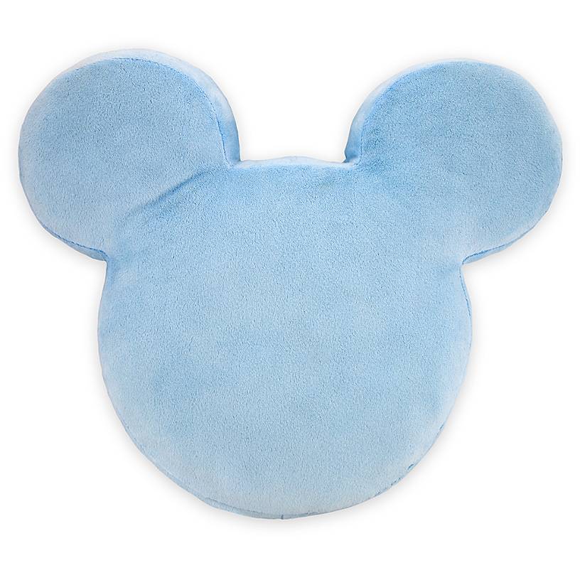Disney Parks Mickey Icon Reversible Sequin Pillow Arendelle Aqua New with Tag