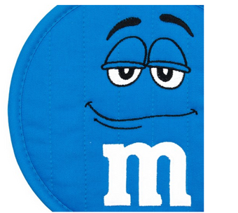 M&M's World Blue Character Pott Holder New with Tag