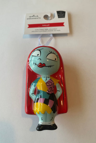 Hallmark Disney Sally Nightmare Before Decoupage Christmas Ornament New With Tag