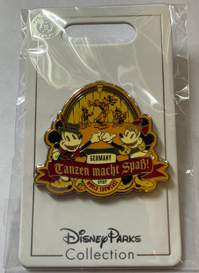 Disney Parks Epcot World Showcase Germany Mickey and Minnie Pin New with Card