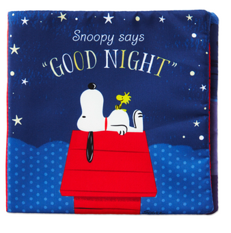 Hallmark Peanuts Snoopy Says Good Night Sweet Dream Cloth Book New with Tag