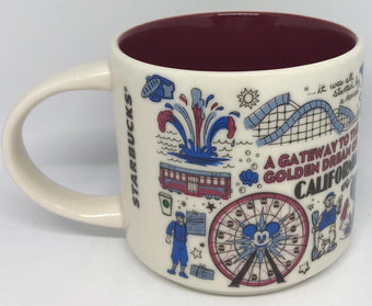 Starbucks Been There Series Coffee Mug California Adventure New with Box
