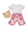 Disney NuiMOs Outfit Striped Shirt with Floral Pants and Mini Bag New with Card