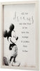 Disney Mickey All Our Dreams Can Come True If We Have The Courage Wall Decor New