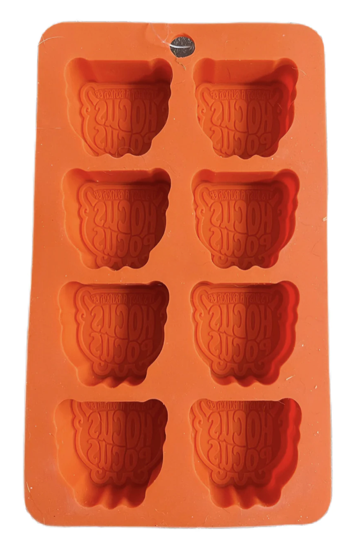 Disney Hocus Pocus Silicone Ice Cube Tray Orange New With Tag