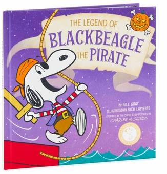 Hallmark Halloween Peanuts The Legend of Blackbeagle the Pirate Pop-Up Book New