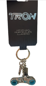 Disney Parks 2023 Tron Lightcycle Vehicle Metal Keychain New with Tag