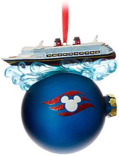 Disney Parks Cruise Line Ship Boat Ball Christmas Ornament New with Tag