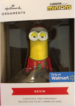 Hallmark 2021 Minion Kevin Walmart Exclusive Christmas Ornament New With Box