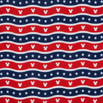 Disney Parks Minnie Mouse Sequined Stars and Stripes Mini Backpack New with Tag