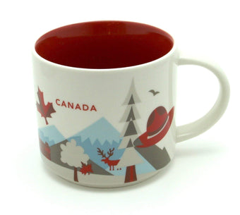 Starbucks You Are Here Canada Ceramic Coffee Mug New With Box