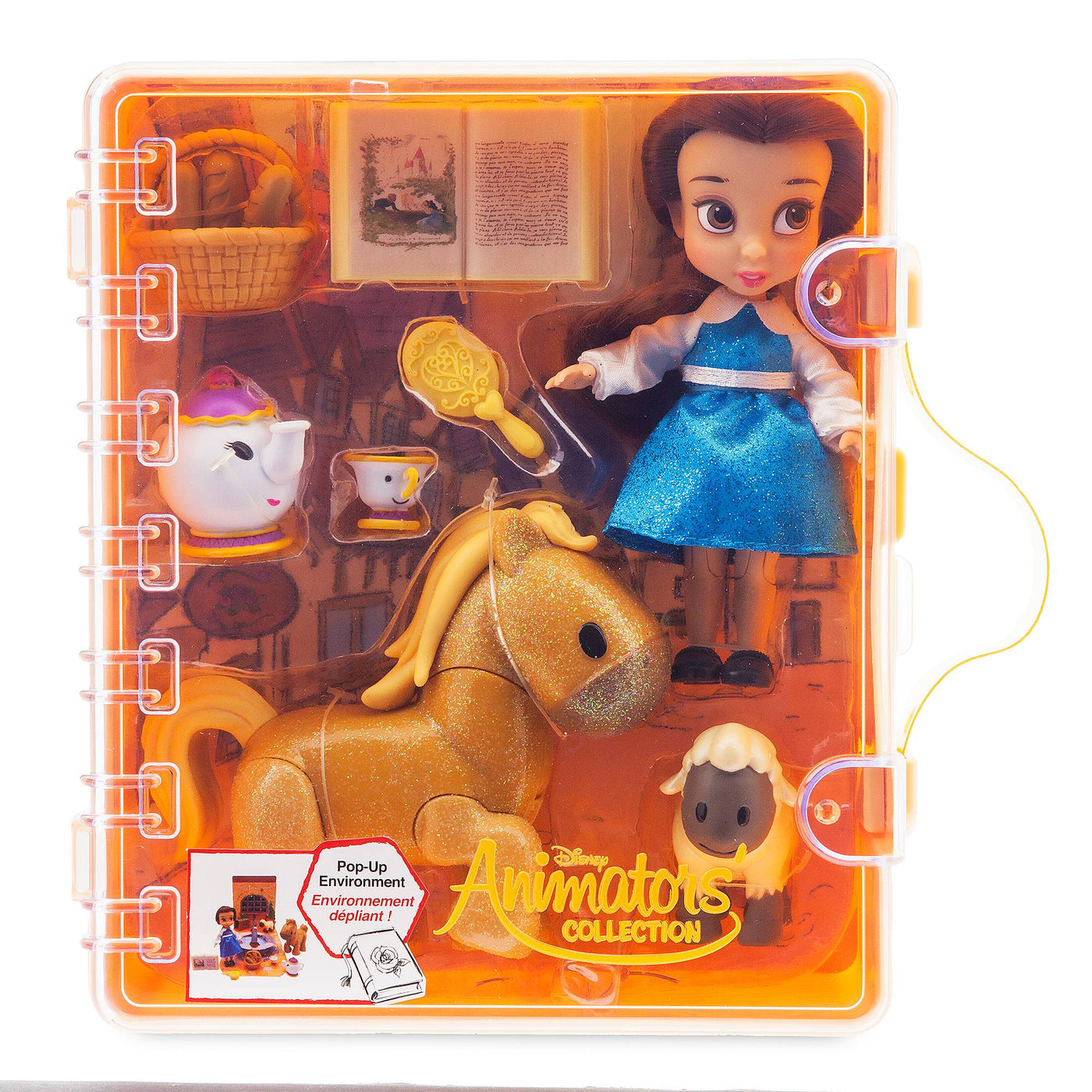 Disney Animators' Collection Belle Beauty and the Beast Mini Doll Play Set New