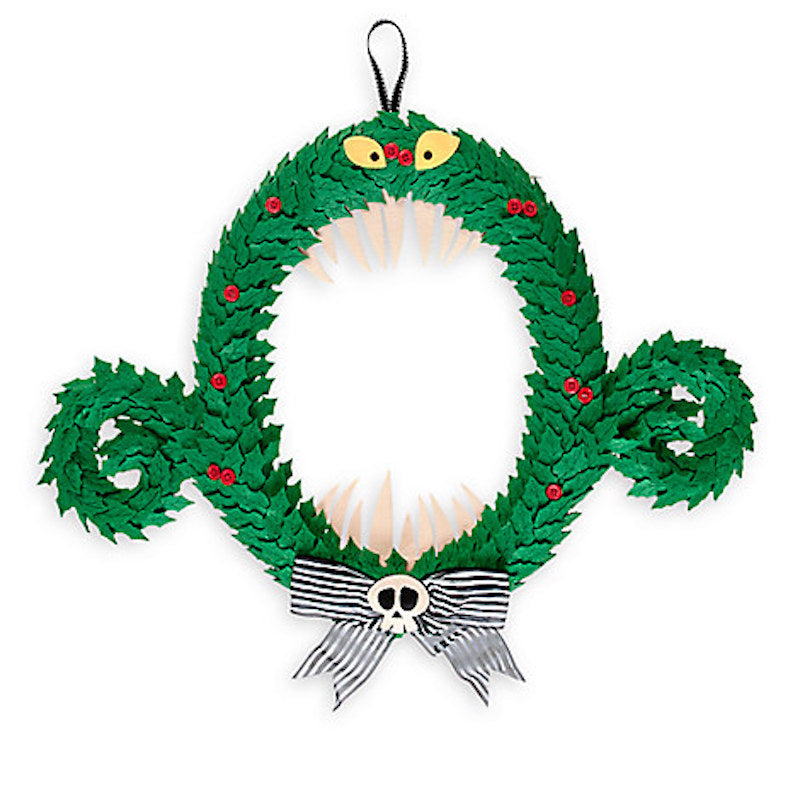 Disney Parks The Nightmare Before Christmas Monster Wreath New with Tags