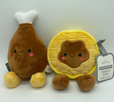 Hallmark Better Together Chicken and Waffle Magnetic Plush New with Tag