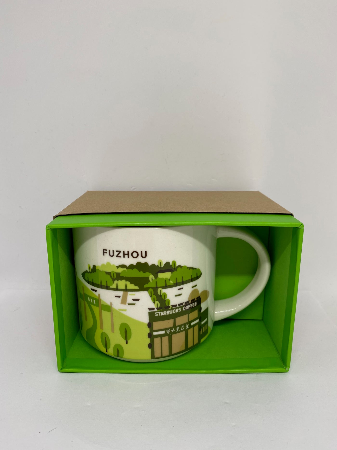 Starbucks You Are Here Collection Fuzhou China Ceramic Coffee Mug New with Box