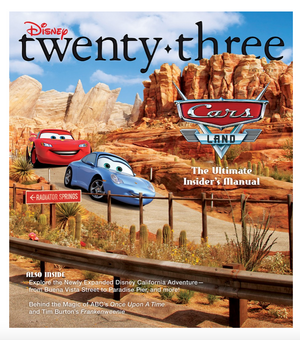Disney D23 Exclusive Twenty-Three Publication Fall 2012 Cars Land New Sealed