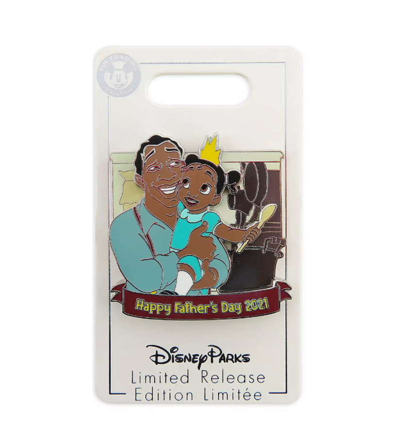 Disney Parks Happy Father's Day 2021 Tiana Pin Limited New with Card
