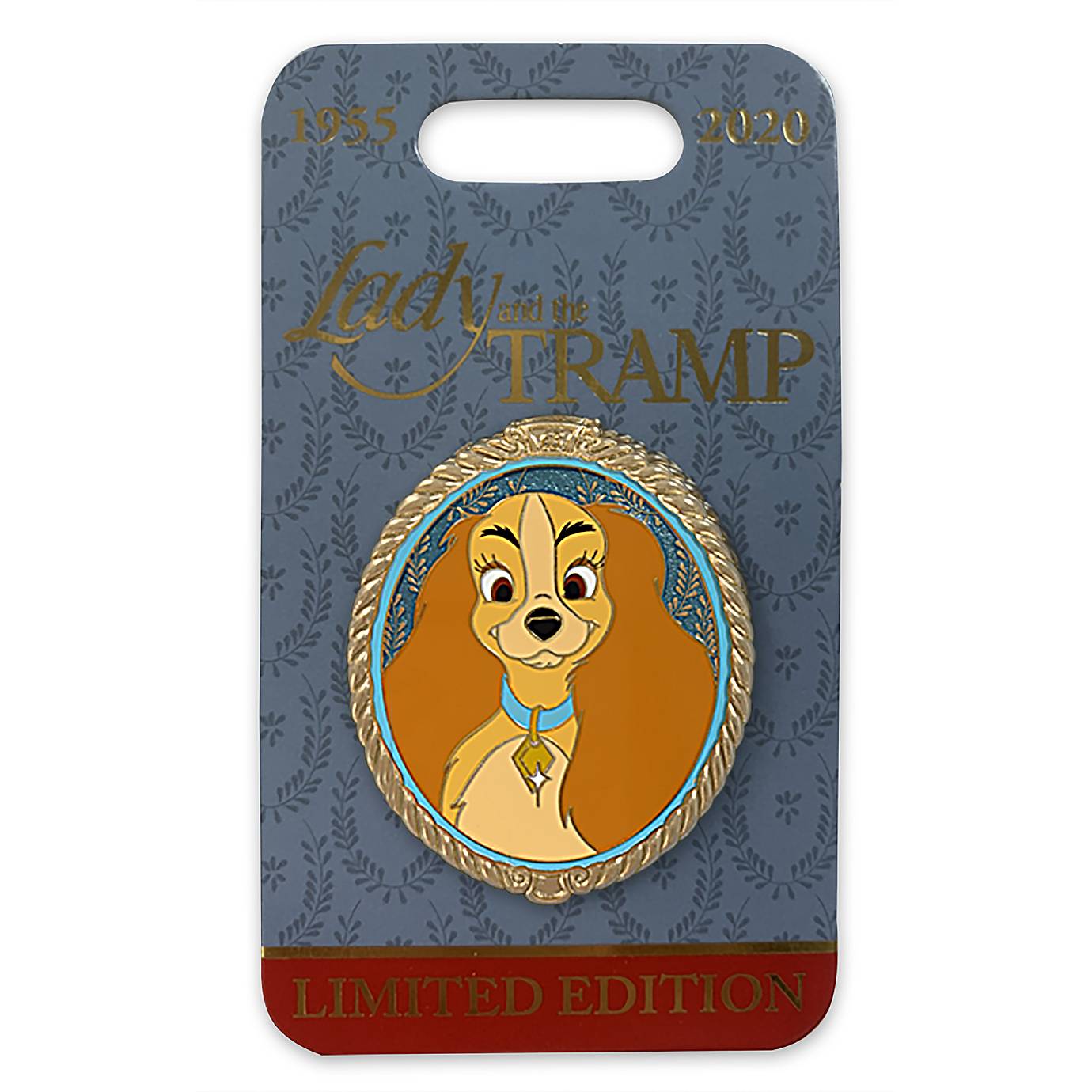 Disney Lady and the Tramp Lady Portrait Pin Limited Edition New with Card