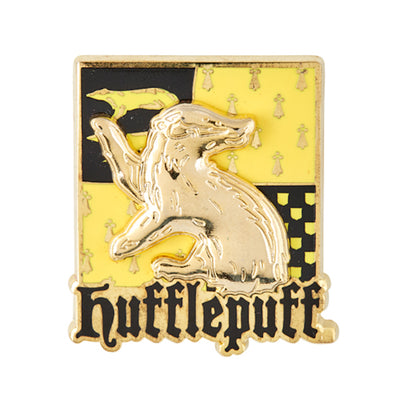 Universal Studios Harry Potter Hufflepuff Crest Raised Pin on Pin New with Card