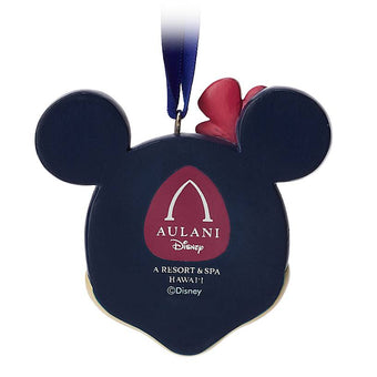 Disney Minnie Face Christmas Ornament Aulani, A Disney Resort & Spa New with Tag