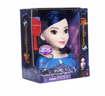 Disney Descendants Evie Mini Styling Head Toy with Brush New with Box