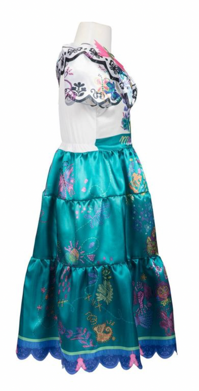 Disney Encanto Princess Mirabel Girl Fancy Dress Costume S from 4 to 6 Years New