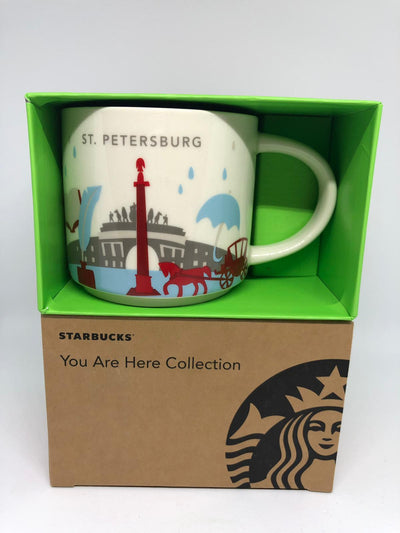 Starbucks You Are Here Collection St. Petersburg Ceramic Coffee Mug New with Box