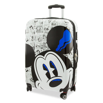 Disney Parks Mickey Comic Luggage Spinner 26inc Small New with Tags