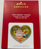 Hallmark 2021 Ten Sweet Years Cookie Cutter Mouse Ornament New with Box