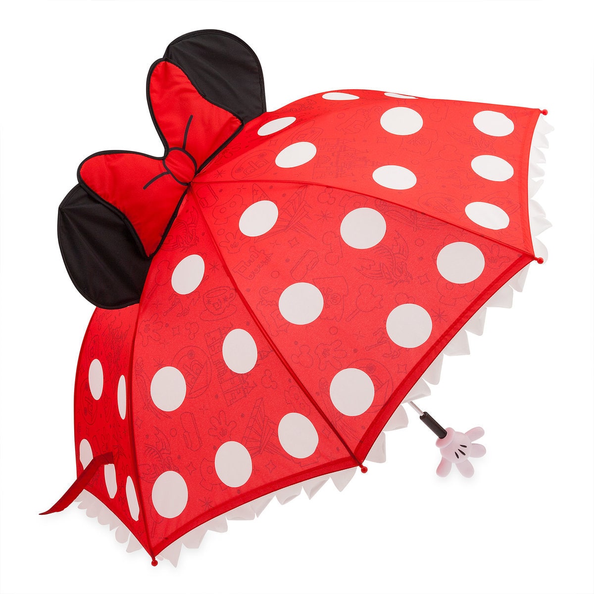 Disney Parks Minnie Mouse Ears and Bow Umbrella New with Tags