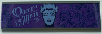 Disney Parks Evil Queen Desk Nameplate Queen of Mean New