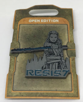 Disney Parks Star Wars Galaxy Edge Rey Resist Pin New with Card