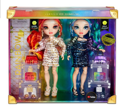 Rainbow High Laurel Holly Devious Fashion Doll Set Special Edition New With Box