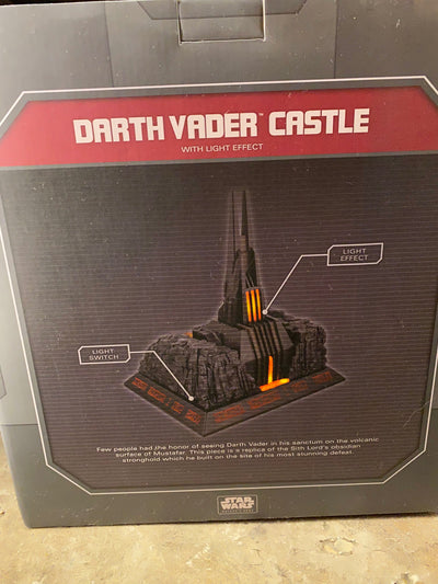 Disney Parks Star Wars Galaxy's Edge Darth Vader Castle with Light Effect New