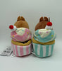 Disney Store Japan Authentic Chip 'n Dale Cupcakes Plush New with Tag