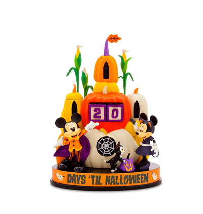 Disney Happy Halloween Mickey Minnie Figaro Countdown Calendar New with Box