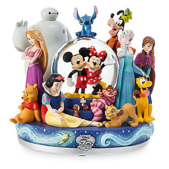 Disney Store 30th Anniversary Mickey & Friends Snow Globe Limited New with Box
