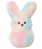 Peeps Easter Peep Bunny Rainbow Fuzzy Tie Dye Cotton Candy Scented Plush New Tag