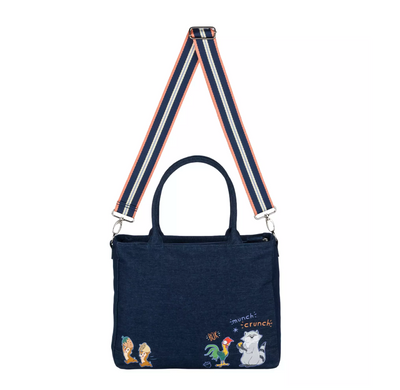 Disney Critters Chaos Collection Fashion Denim Tote Bag New with Tag
