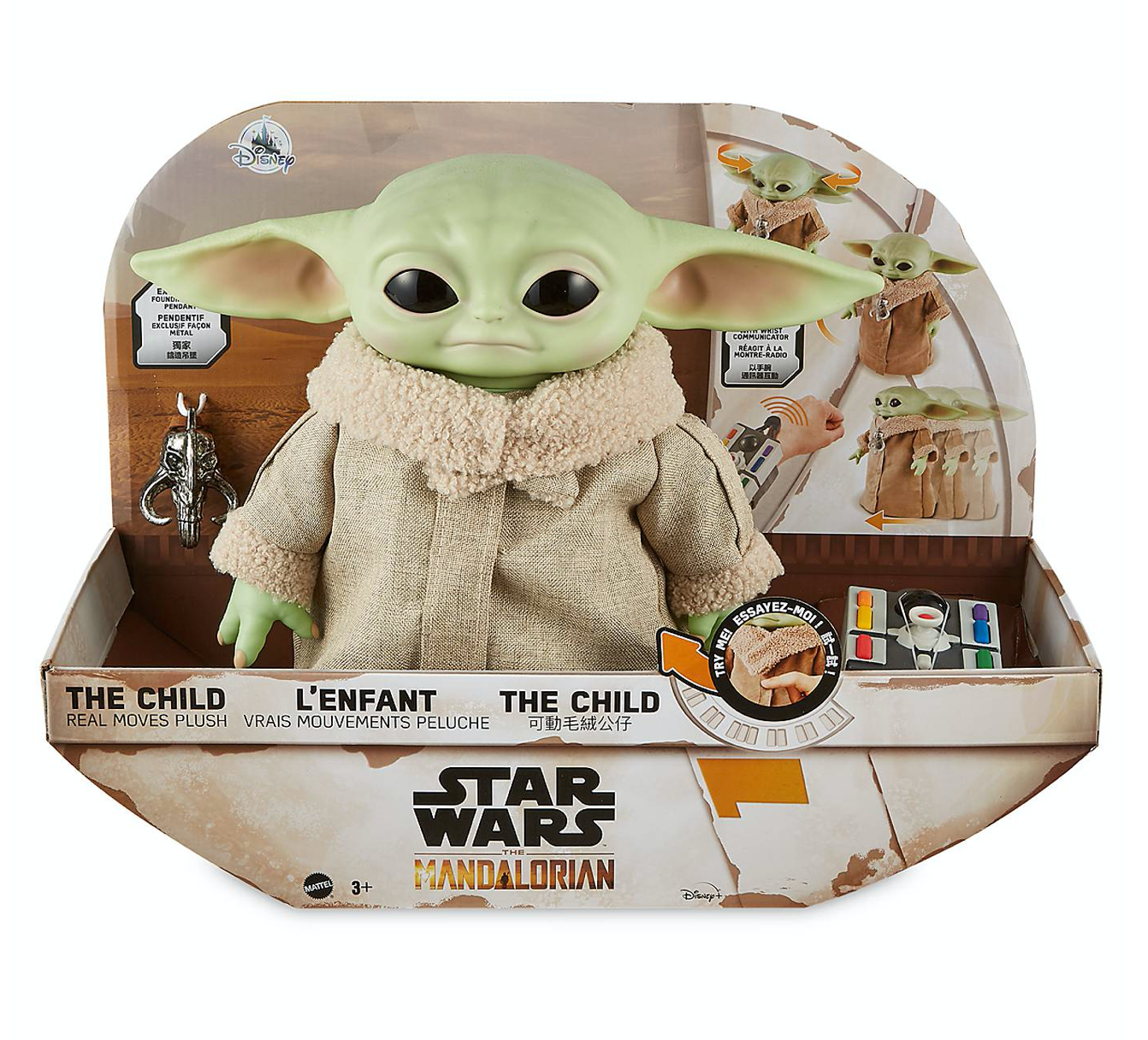 Disney Star Wars The Mandalorian The Child Real Moves Plush by Mattel New Box