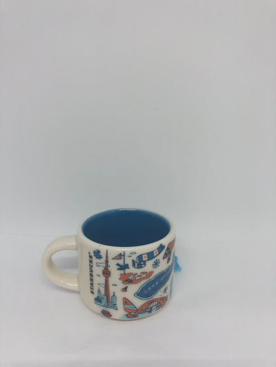 Starbucks Coffee Been There Toronto Canada Ceramic Mug Ornament New with Box