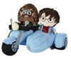 Hallmark itty bittys Harry Potter and Hagrid With Motorbike Plush New With Tag