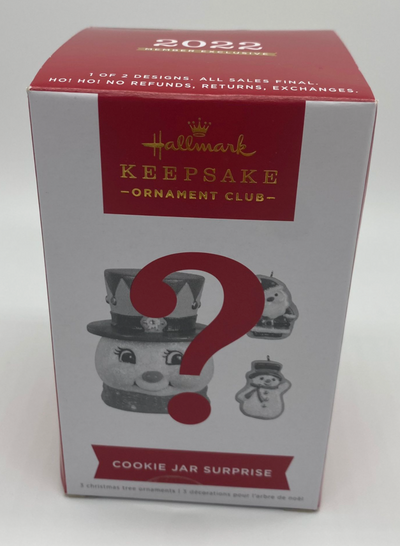 Hallmark 2022 Cookie Jar Surprise Mystery Box Exclusive Christmas Ornament New